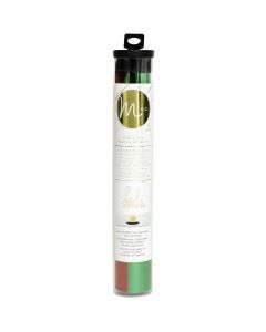 American Crafts Minc Reactive Foil Combo Pack 6.5"X12" 4/Pkg-Red & Green
