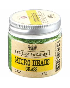 Prima Marketing Finnabair Art Ingredients Micro Beads 2oz-Grass