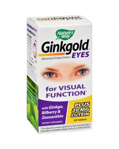 Nature's Way Ginkgold Eyes - 60 Tablets