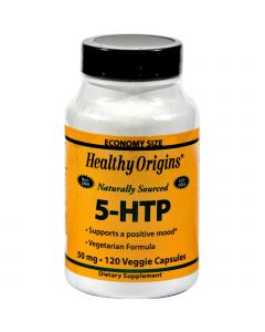 Healthy Origins Natural 5-HTP - 50 mg - 120 Capsules