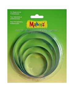 Makin's USA Makin's Clay Cutters 4/Pkg-Round