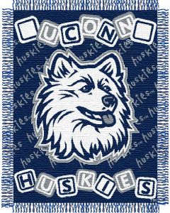 The Northwest Company U Conn baby 36"x 46" Triple Woven Jacquard Throw (College) - U Conn baby 36"x 46" Triple Woven Jacquard Throw (College)