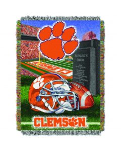 The Northwest Company Clemson College "Home Field Advantage" 48x60 Tapestry Throw