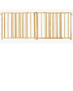 North States Extra-Wide Swing Pet Gate Wood 60" - 103" x 27"