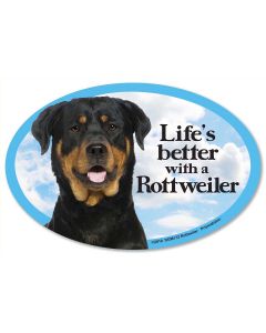 Prismatix Decal Cat & Dog Magnets-Rottweiler