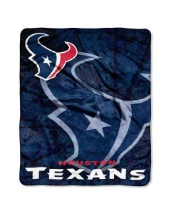 The Northwest Company TEXANS "Roll Out" 50"x60" Raschel Throw (NFL) - TEXANS "Roll Out" 50"x60" Raschel Throw (NFL)