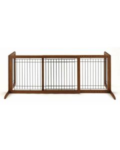 Richell Freestanding Pet Gate Large Autumn Matte 39.8" - 71.3" x 17.7" x 20.1"