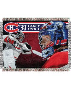 The Northwest Company Carey Price - Canadiens 48"x 60" Tapestry Throw (NHL) - Carey Price - Canadiens 48"x 60" Tapestry Throw (NHL)