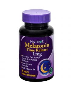 Natrol Melatonin Time Release - 1 mg - 90 Tablets