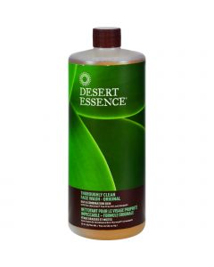Desert Essence Thoroughly Clean Face Wash - Original Oily and Combination Skin - 32 fl oz
