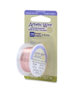 Beadalon Artistic Wire 28 Gauge 15yd-Rose Gold