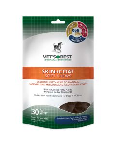 Vet's Best Skin and Coat Dog Soft Chews