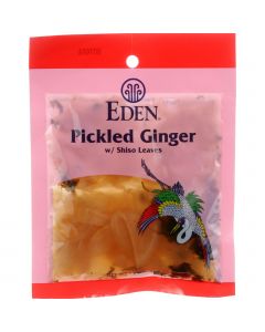 Eden Foods Pickled Ginger - with Shiso Leaves - 2.1 oz - 1 each (Pack of 3) - Eden Foods Pickled Ginger - with Shiso Leaves - 2.1 oz - 1 each (Pack of 3)