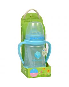 Green Sprouts Cup - Sip N Straw - Glass - 6 Months Plus - Aqua - 1 Count