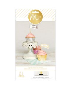 American Crafts Minc Cupcake Wraps & Toppers 96/Pkg-