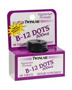 Twinlab B-12 Sublingual Dots - 500 mcg - 100 Tablets