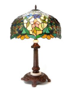 Warehouse of Tiffany Geodesic Table Lamp