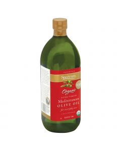 Spectrum Naturals Organic Extra Virgin Mediterranean Olive Oil - Case of 6 - 33.8 Fl oz.