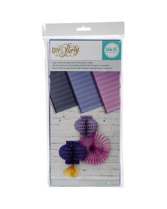 We R Memory Keepers We R DIY Party Honeycomb Pads 5.75"X12" 6/Pkg-Twilight