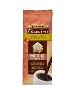 Teeccino Mediterranean Herbal Coffee - Mocha - Medium Roast - Caffeine Free - 11 oz