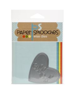 Paper Smooches Die-Hello Love