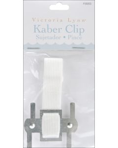 Darice Victoria Lynn Kaber Clip-Silver & White