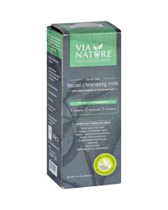 Via Nature Facial Cleansing Milk - Gentle Daily - 6 oz