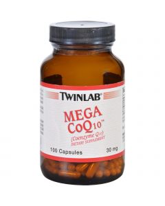 Twinlab Mega CoQ10 - 30 mg - 100 Capsules