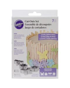 Wilton Fondant Cutouts 4/Pkg-Garden