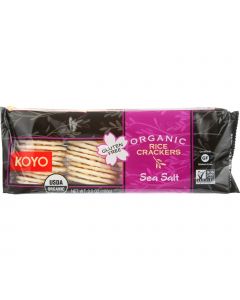 Koyo Rice Crackers - Organic - Sea Salt - 3.5 oz - case of 12