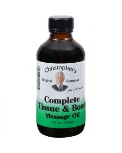 Dr. Christopher's Formulas Complete Tissue and Bone Massage Oil - 4 oz