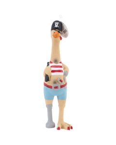 Westminster Pet Products Large Captain Jack Rubber Chicken Dog Toy 17" Tall-