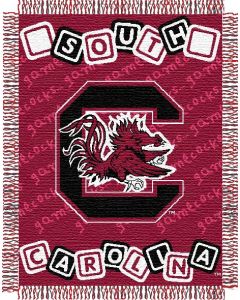 The Northwest Company South Carolina baby 36"x 46" Triple Woven Jacquard Throw (College) - South Carolina baby 36"x 46" Triple Woven Jacquard Throw (College)