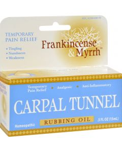 Frankincense and Myrrh Carpal Tunnel Rubbing Oil - 0.5 fl oz