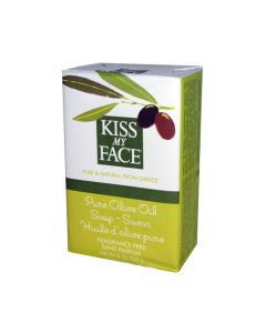 Kiss My Face Bar Soap Pure Olive Oil Fragrance Free - 8 oz