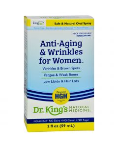 King Bio Homeopathic Anti Aging and Wrinkles - Women - 2 oz