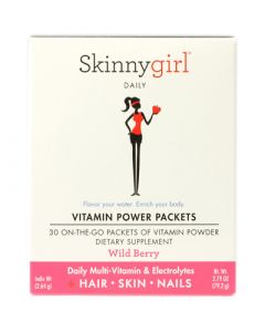 Skinnygirl Daily Multi-Vitamin Packets plus Hair - Skin - Nails Wild Berry - 30 Packets