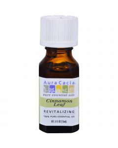 Aura Cacia Pure Essential Oil Cinnamon Leaf - 0.5 fl oz