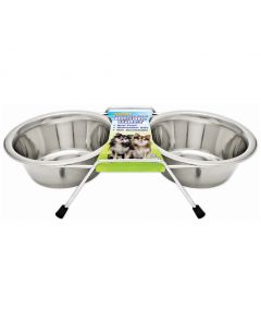 Westminster Pet Products Stainless Steel Double Diner 1pt-