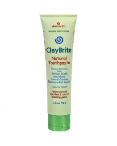Zion Health ClayBrite Natural Toothpaste - Natural Mint - 3.2 oz