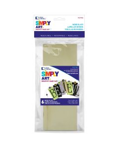 Loew-Cornell Simply Art Wood Slats-Natural 2.75"X7.25" 6/Pkg
