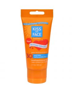 Kiss My Face Sunscreen - Tattoo Shade SPF 30 - 3 oz