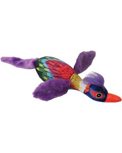 Scoochie Pet Products Plush Mardi Gras Bird Dog Toy 19"-