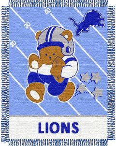 The Northwest Company Lions baby 36"x 46" Triple Woven Jacquard Throw (NFL) - Lions baby 36"x 46" Triple Woven Jacquard Throw (NFL)