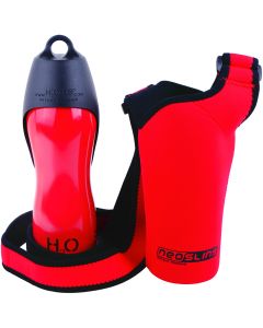 H2O4K9 Stainless Steel K9 Water Bottle 25oz & Carrier-Red