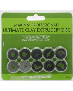 Makin's USA Makin's Professional Ultimate Clay Extruder Discs 10/Pkg-Set B