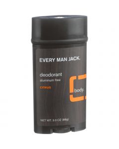 Every Man Jack Body Deodorant - Citrus - Aluminum Free - 3 oz