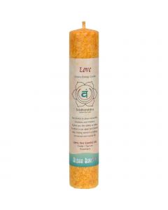 Aloha Bay Chakra Pillar Candle Love - 1 Candle