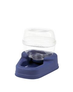 Bergan Petite Gourmet Pet Waterer Small Blue 13" x 11.5" x 11.25