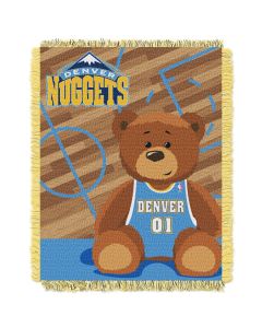 The Northwest Company Nuggets  Baby 36x46 Triple Woven Jacquard Throw - Half Court Series